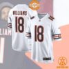 Caleb Williams Chicago Bears 2024 NFL Draft First Round Pick Player White Jersey