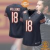 Caleb Williams Chicago Bears Women's 2024 NFL Draft First Round Pick Player Navy Jersey