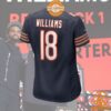 Caleb Williams Chicago Bears Women's 2024 NFL Draft First Round Pick Player Navy Jersey