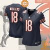 Caleb Williams Chicago Bears Women's 2024 NFL Draft First Round Pick Player Navy Jersey