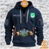 Canberra Raiders CUSTOM Half Zip Heavy Hoodie Rocking picture