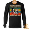 cat paws n roses sweet tail of mine where do we go meow shirt 3