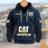 Caterpillar Half Zip Heavy Hoodie Amazing Pic