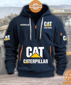 Caterpillar Half Zip Heavy Hoodie