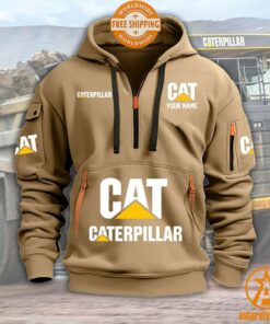 Caterpillar Half Zip Heavy Hoodie