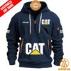 Caterpillar Inc Personalized Half Zip Heavy Hoodie Heroine