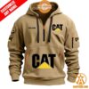 Caterpillar Inc Personalized Half Zip Heavy Hoodie Amazing Pic