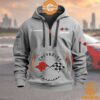 Chevrolet Corvette Half Zip Heavy Hoodie Generous look