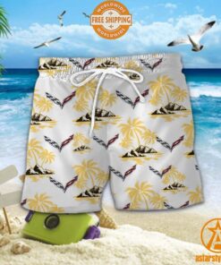 Chevrolet Corvette Hawaiian Shirt, Shorts