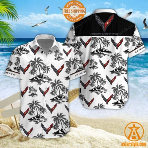 Chevrolet Corvette logo Hawaiian Shirt