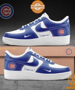 Chicago Cubs CUSTOM Nike Air Force Shoes