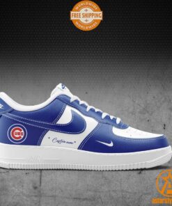 Chicago Cubs CUSTOM Nike Air Force Shoes