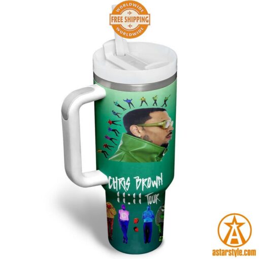 Chris Brown 11:11 Tour Tumbler