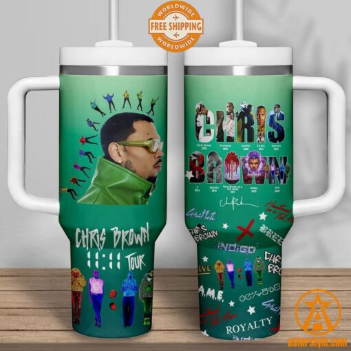 Chris Brown 11:11 Tour Tumbler