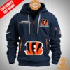 Cincinnati Bengals Personalized Half Zip Heavy Hoodie .jpg