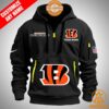 Cincinnati Bengals Personalized Half Zip Heavy Hoodie You Look Elegant Man