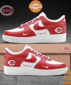 Cincinnati Reds CUSTOM Nike Air Force Shoes