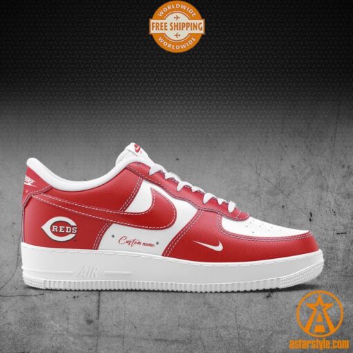 Cincinnati Reds CUSTOM Nike Air Force Shoes