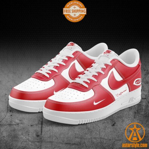 Cincinnati Reds CUSTOM Nike Air Force Shoes