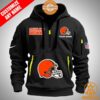 Cleveland Browns Personalized Half Zip Heavy Hoodie You Look Too Weak