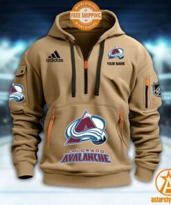 Colorado Avalanche NHL Half Zip Heavy Hoodie