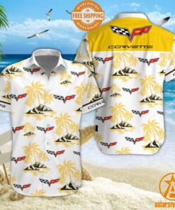 Corvette Hawaiian Shirt, Shorts