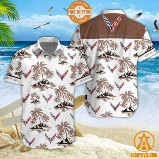 Corvette logo Hawaiian Shirt