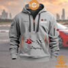 Corvette Stingray Half Zip Heavy Hoodie Generous look