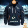 Dallas Stars NHL Half Zip Heavy Hoodie Nice place and nice picture