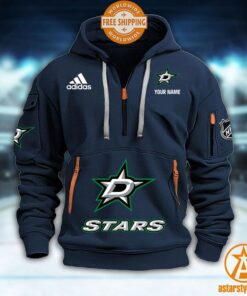 Dallas Stars NHL Half Zip Heavy Hoodie