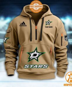 Dallas Stars NHL Half Zip Heavy Hoodie