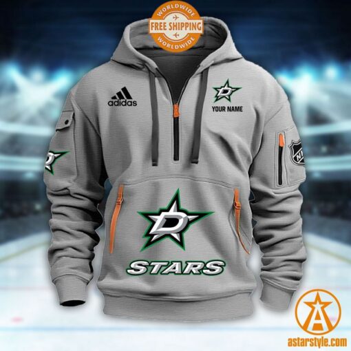 Dallas Stars NHL Half Zip Heavy Hoodie