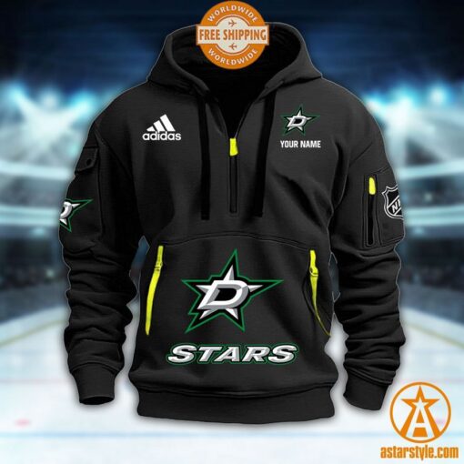 Dallas Stars NHL Half Zip Heavy Hoodie