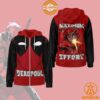 Deadpool Maximum Effort Zip Hoodie Elegant and sober Pic