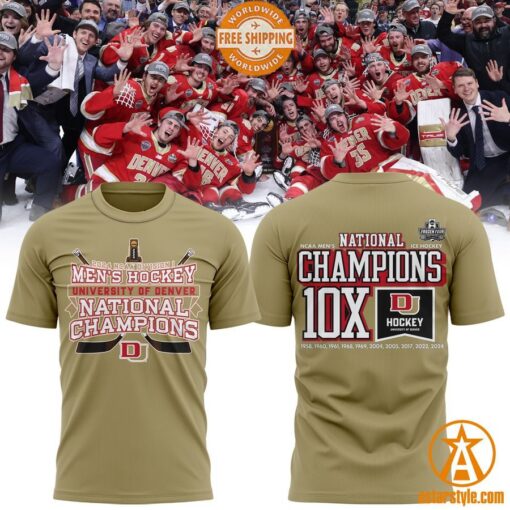 Denver Hockey 2024 NCAA National Champions 10X Shirt