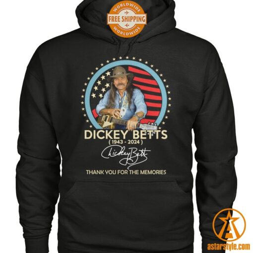 Dickey Betts Allman Brothers Thank You For The Memories Shirt