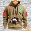 Dolphins NRL CUSTOM Half Zip Heavy Hoodie Wow, cute pie