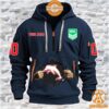 Dolphins NRL CUSTOM Half Zip Heavy Hoodie This is awesome and unique