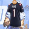 Drake Maye New England Patriots Women's 2024 NFL Draft First Round Pick Player Navy Jersey