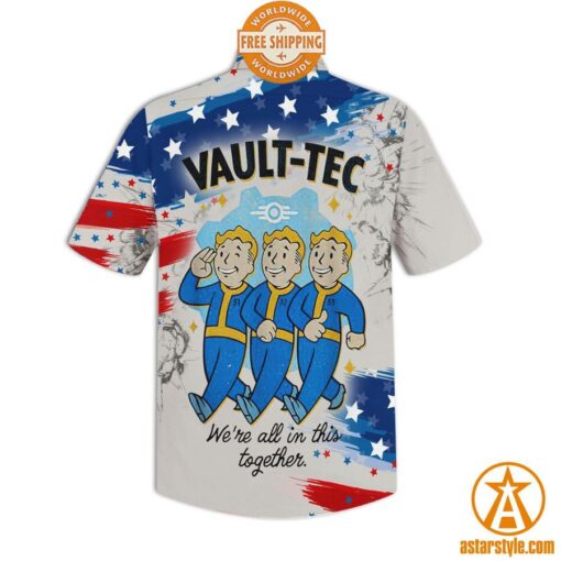 Fallout Vault-Tec We’re All In This Together Hawaiian Shirt