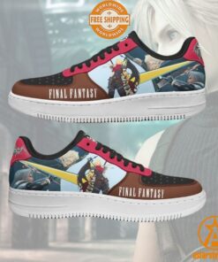 Final Fantasy Cloud Strife Nike Air Force Shoes