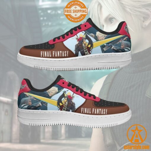 Final Fantasy Cloud Strife Nike Air Force Shoes