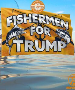 Fisherman For Trump Flag