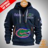 Florida Gators Personalized Half Zip Heavy Hoodie Nice Shot Bro