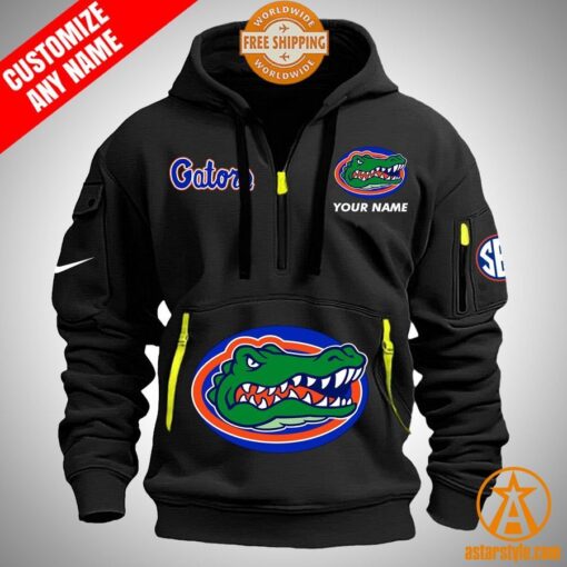 Florida Gators personalized Half Zip Heavy Hoodie