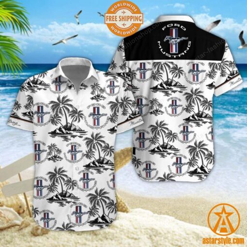 Ford Mustang Hawaiian Shirt