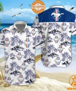 Ford Mustang Hawaiian Shirt, Shorts