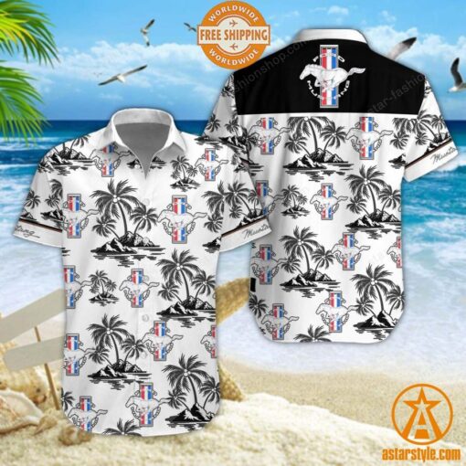 Ford Mustang Hawaiian Shirt, Shorts