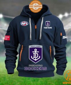 Fremantle Dockers AFL Half Zip Heavy Hoodie