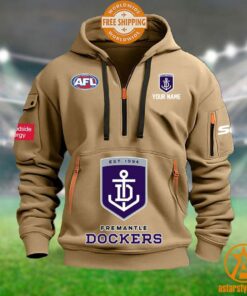 Fremantle Dockers AFL Half Zip Heavy Hoodie